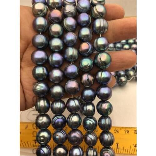 New 9-10mm freshwater pearl loose beads 35CM