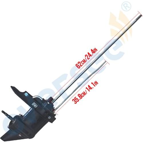 Outboard Lower Casing Assy (L) For Hangkai Outboard Motor 5HP 6HP 2 Stroke Long Driver Shaft Gear Box Assy 8T