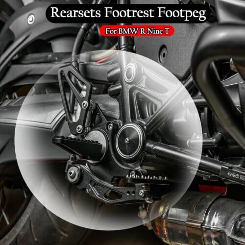 Motor Adjustable Rearsets Foot Pegs Footrests Pedals For BMW R NINET NINE T R9T 2014 2015 2016 2017 2018 2019 RnineT Accessories
