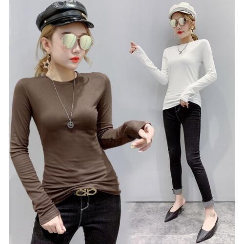 Женские футболки с длинным рукавом Ryseleco China At AliExpress