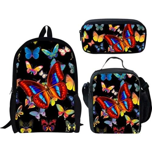 New Girls School Backpacks Children School Bags Backpack Butterfly Bag For Girl Kids Satchel Knapsack Mochila