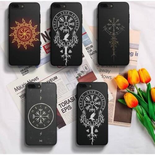 Slavic Viking Symbol Phone Case Fundas Shell Cover For Iphone 6 6s 7 8 Plus Xr X Xs 11 12 13 Mini Pro Max