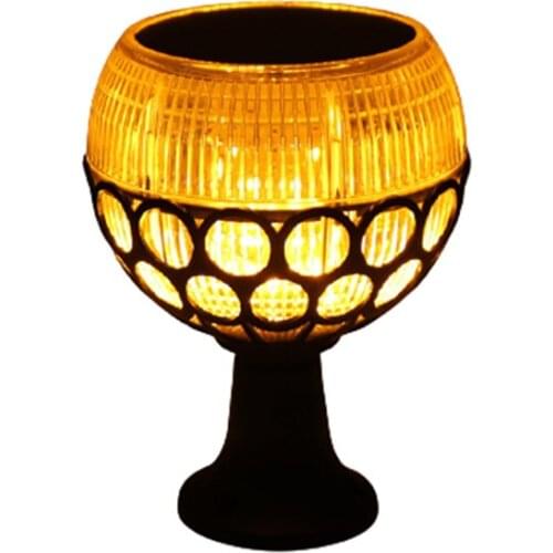 Solar Lights Solar Flame Flickering Dancing Wall Lamp Outdoor Waterproof Led Solar Landscape Decoration Lighting Light THB5237