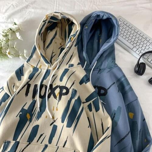 Hoodie Men Spring Graffiti Couple Casual Top Mens Trendy Ins Hooded Versatile Coat The New Listing Rushed best sell