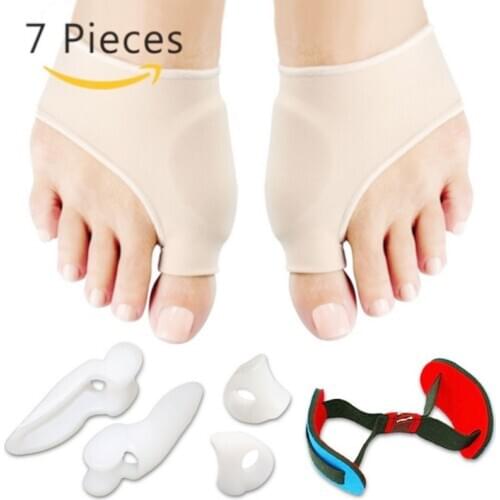 Hallux Valgus Bunion Protector Feet Care Orthotics Thumb Straightener Belt Training Corrector Orthopedic Adjuster Toe Separator