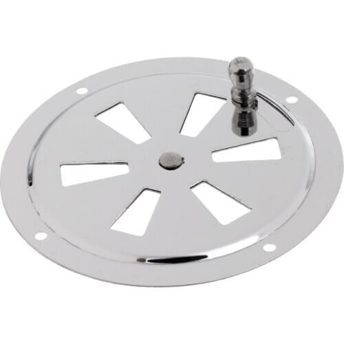 Marine Air Vent Stainless Steel Butterfly Boat Round Louvered Vent 4