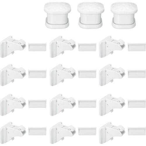 30 Pcs Magnetic Cabinet Drawer Cupboard Lock Kids Baby Safe Child Proof Kit