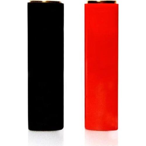 Black/Red Empty Lipstick Tube Antiqued Style Refillable Lip Balm Container For Travel High Grade Lip Gloss Tube 50pcs/lot