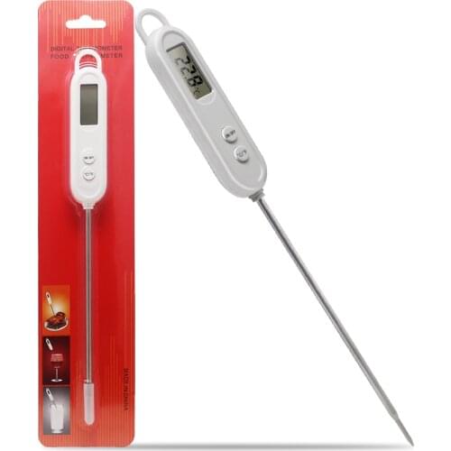 Digital Meat Thermometer Probe Kitchen Cooking Temperature Meter Monitor Stainless Steel Waterproof Probe Oven BBQ Tools