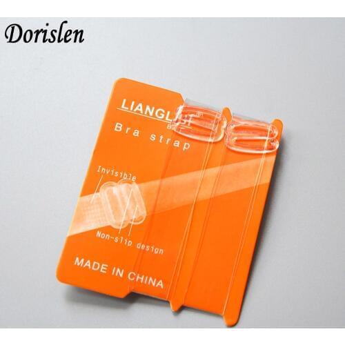 Dorislen 200pairs Clear Bra Strap 1.5 Cm Wide Transparent Invisible Bra Straps Extender