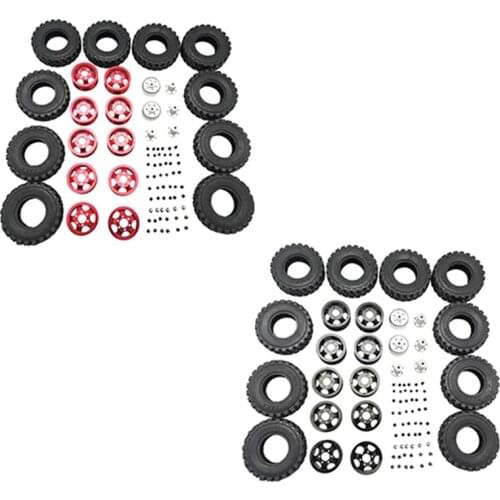 Double Tire Metal Wheel for WPL B16 B36 Q60 Q63 Q64 6WD 6X6 RC Truck Upgrade Parts