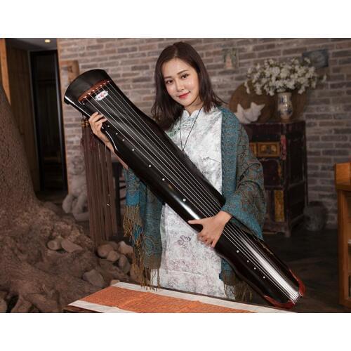 Chinese guqin fu xi Type Lyre Chinese 7 Strings Ancient Zither Chinese Musical Instruments zither xiao ao jiang hu used Guqin