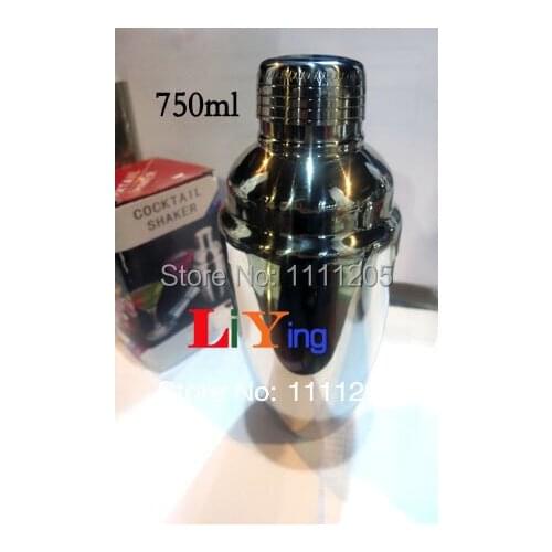 Cocktail Party Stainless Steel 750ml Shaker Bottle Bar Tools Drink Martini Vodka Shakers Tequila Jigger Cerveja Mixer Bartender