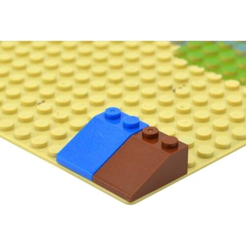 Building Blocks MOC Parts Slope 33 3x2 Slope Roof Bricks DIY Accessories Assembles Particles Compatible with 3298 Toys for Kids
