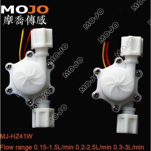 Medical apparatus and instruments MJ-HZ41W 0.15-1.5L/min,0.25-2.5L/min,0.3-3L/min G1/4 outside screw POM hall water sensor 10PCS