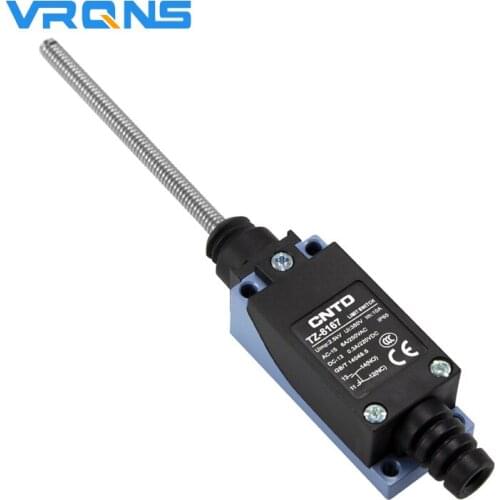 ME TZ-8167 Metal Rod Type Coil-Spring Travel Switch Double Circuit Type Of Limit Switch Water-Proof And Oil-Proof Construction