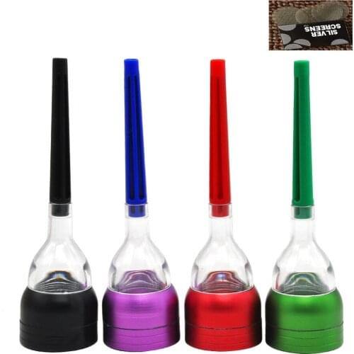 New creative funnel shape 140*40mm Grinder Leaf Tobacco Smoke Spice Herb Muller Machine Herb grinder Cigarette accessories