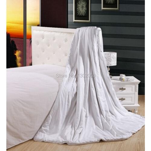 Factory Sale Summer Whites 100% Mulberry Silk Blanket Comforter Quilt---Size Full Or Make Any Size