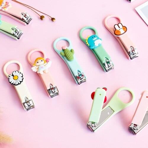 Wholesale Small Gifts Creative Cartoon Nail Scissors Japan South Korea Ins Wind Animal Fruit Girl Manicure Knife