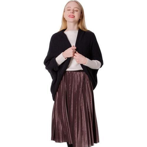 Autumn and winter 2019 new Korean knitted cardigan shawl ponchos and capes