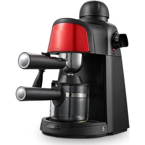 1pc 220V 800w semi-automatic Italian American coffee machine 5 Par pump pressure home commercial steam beat milk bubble