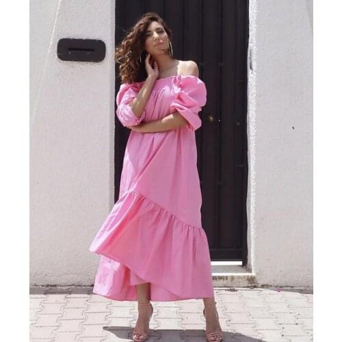 Sexy Summer Dress Women Cotton Long Dress