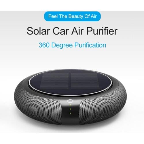 Cross Border New Products Solar Mounted Air Cleaner USB Car for Formaldehyde Removal Smoke Flavor Fragrance Fresh Empty Maker