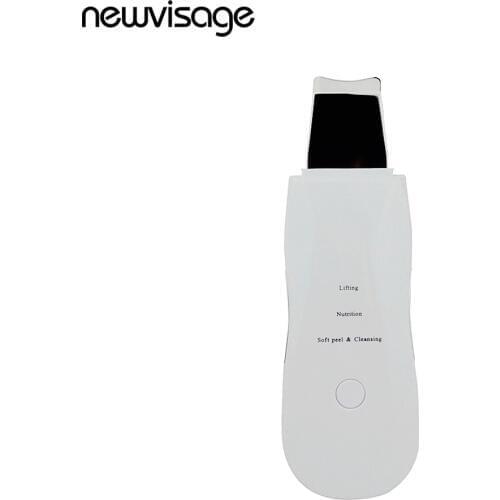 Ultrasonic Skin Scrubber Facial Pore Cleaner Face Cleaning Acne Blackhead Removal Electric Clean Peeling Lifting Beauty Massager