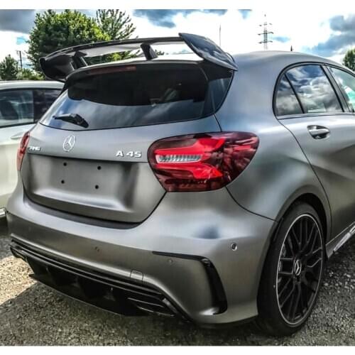 For Mercedes W176 A Class 5-door Hatchback 2013 - 2018 A180 A200 A250 A45 AMG Style ABS Rear Boot Spoiler Tail Lid
