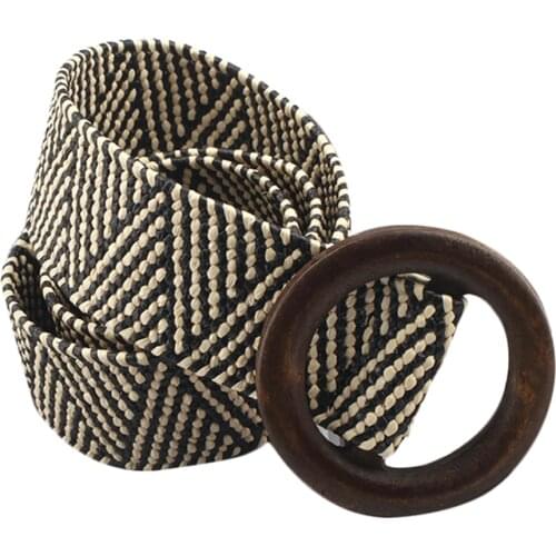 Straw belt women braided cinturon mujer waist plus size belts for women 2020 woven buckle boho wide cummerbunds vintage cintos