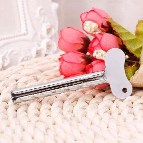 1pc Stainless Steel Toothpaste Squeezer Multifunctional Plastic Cream Tube Squeezing Cosmetic Oil Paint Squeezer