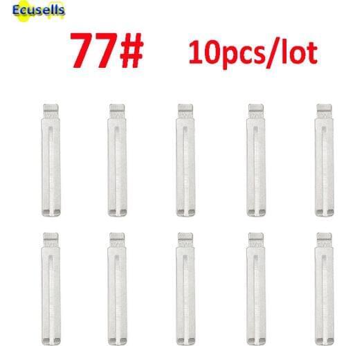10pcs/lot Universal NO. 77 Flip blank uncut fly key Blade 77# Kia7T14 for Verna IX35 for new Sportage for KD remote controls