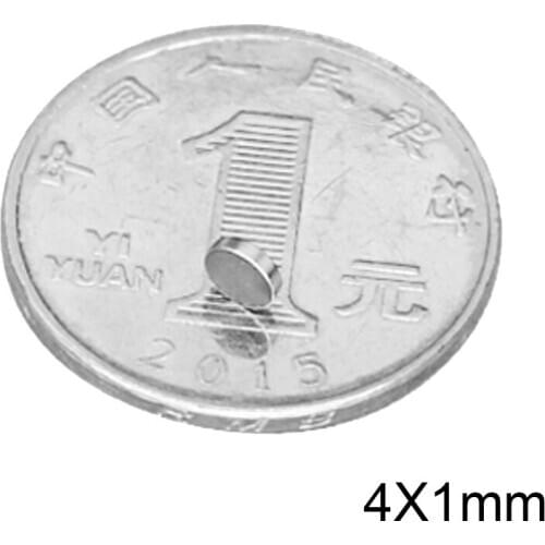 100~5000pcs 4x1 mm Mini Small Circular Magnets 4mmx1mm N35 Neodymium Magnet strong Dia 4x1mm Permanent NdFeB Magnets disc 4*1 mm