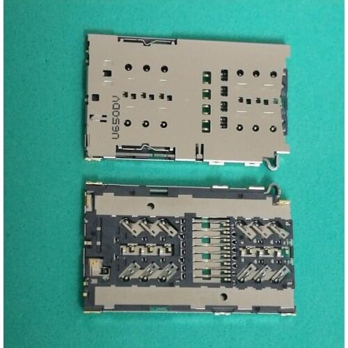 50pcs/lot new SIM card reader connector socket slot for Samsung Galaxy S8 G950 S8+ S8 plus G955