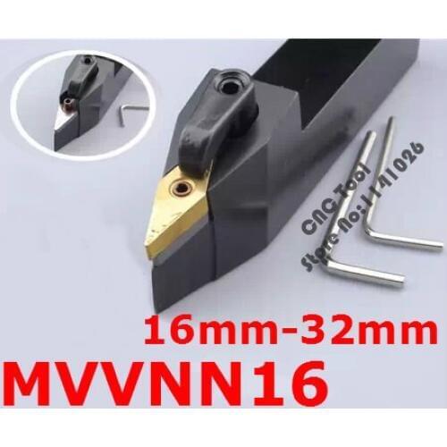 Angle72.5 MVVNN1616H16 MVVNN2020K16 MVVNN2525M16 MVVNN3232P16 MVVNN External turning tools,Lathe tool suit for VNMG16 Inserts