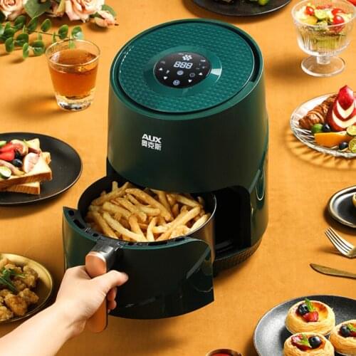 2.8L Air Fryer Oil Free Health Fryer Cooker Multifunction Smart Touch LCD Deep Airfryer French Fries Pizza Fryer