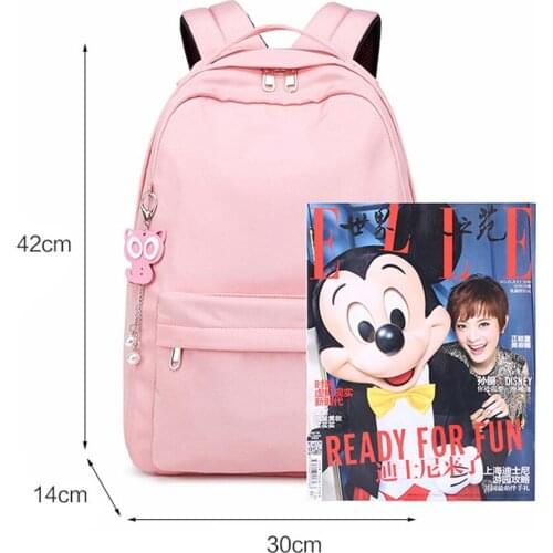 Brand Travel Backpack For Girls Teenager Stylish Laptop Rucksack Students Bookbag Mochilas Preppy Style Fashion Women School Bag