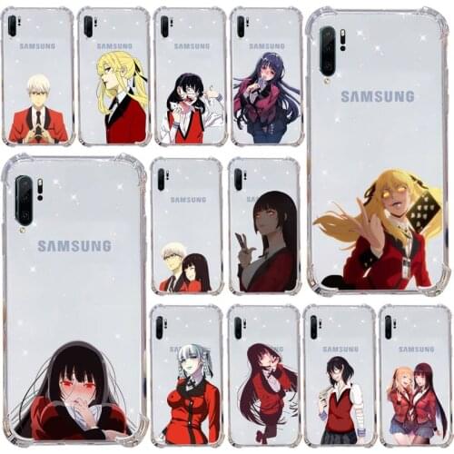 Kakegurui Phone Case Transparent For Samsung Galaxy A71 A21s S8 S9 S10 plus note 20 ultra