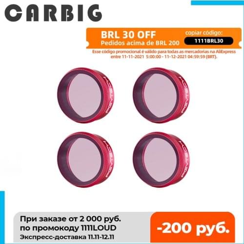 In Stock PGYTECH ND 4 SET For DJI Osmo Action Professional Filters ND 8 16 32 64 PL lens Filter ND8 ND16 ND32 ND64