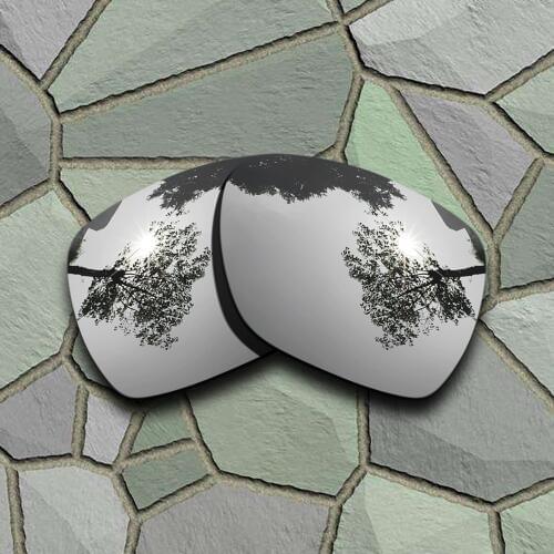 Chrome Titanium&Sky Blue Sunglasses Polarized Replacement Lenses for Oakley Deviation