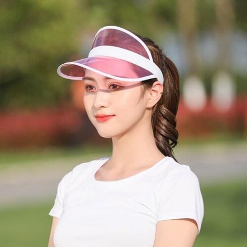 2021 new Multiple colors available summer Casual Men Women Neon Hat Sun Visor Golf Sport Tennis Headband Cap Sun Hats summer hat