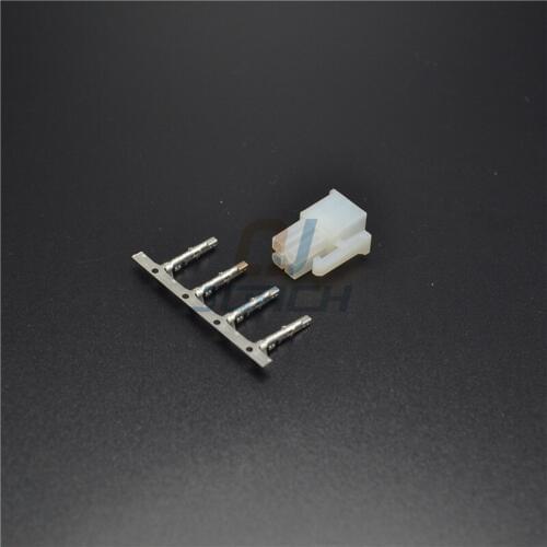 20 sets kits 5557connector 4.2mm 4P/Pin/Way Connector Female White Housing+Terminal for PCB Cars