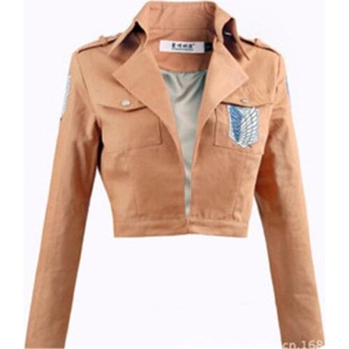 Cosplay Anime Masonic Attacks Giant Jacket Shingeki No Kyojin Coat Legion Cosplay Costume Short Leather Belt Skirt Coat In Stock