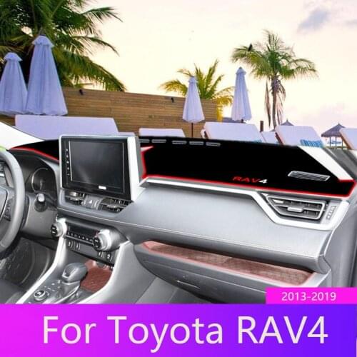 For Toyota Rongfang RAV4 Center Console Dash Board Light-proof Pad Sunshade Heat Insulation Sun Protection Pad 2013-2019 2020