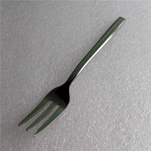 Silver Stainless Steel Cake Fruit Fork Kitchen Tool fruit vork Fruit pick Dessert fork Cutlery Great
