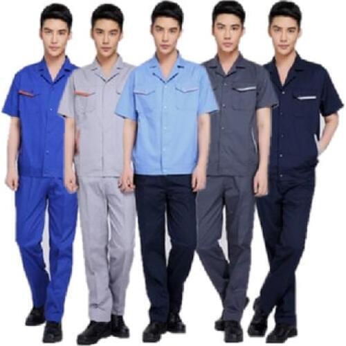 Summer short-sleeved clothes made good quality ChangFu breathable absorbent labor insurance clothing
