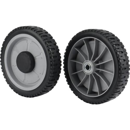 HOT-2 Pack 8Inch/198MM Lawn Mower Wheel for HONDA GXV160 HRJ 216 196 WALK BEHIND PUSH MOWERS CART 1/2Inch BEARING REAR