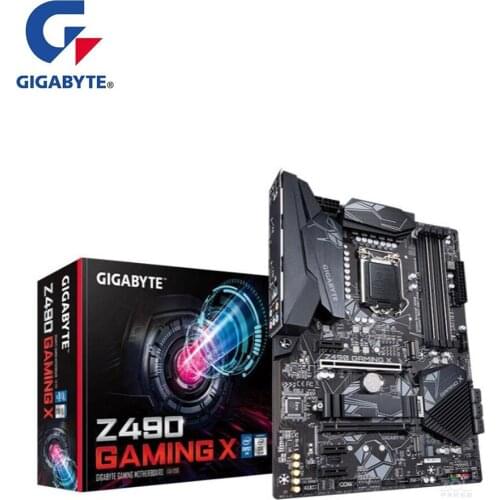 NEW For Gigabyte GA Z490 GAMING X Motherboard LGA 1200 Z490 Desktop Mainboard Support i3 i5 i7 10400F 10400 10100F 10700K