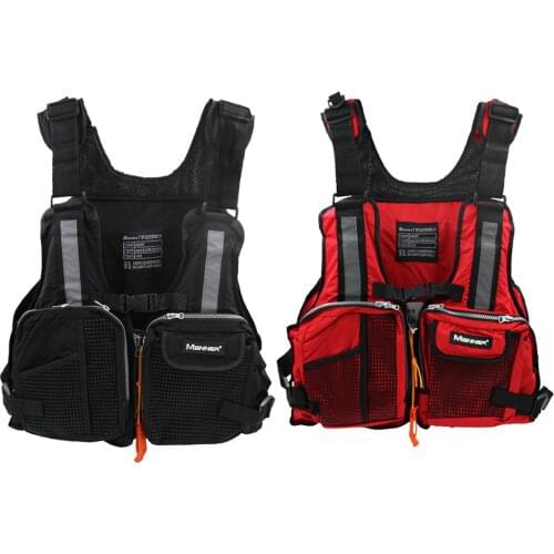 Multifunctional Fishing Vest Multi-pocket Reflective Buoyancy Life Jacket Removable Strap Breathable Outdoor Fishing Waistcoat