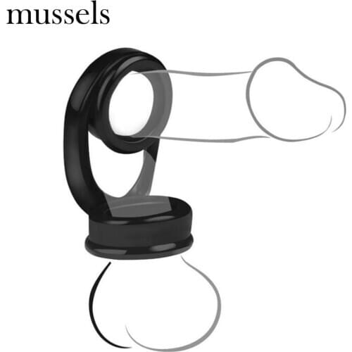 Male Scrotum Bind Delay Ejaculation Elastic Penis Cock Ring Adult Products Penis Ring Sex Toys Men Erection Sex Intimate Goods